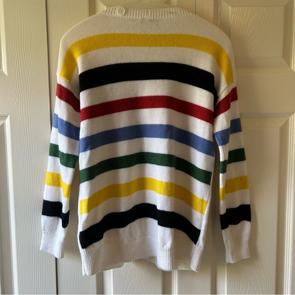 Joie rainbow striped button-up cardigan - Picture 2 of 7